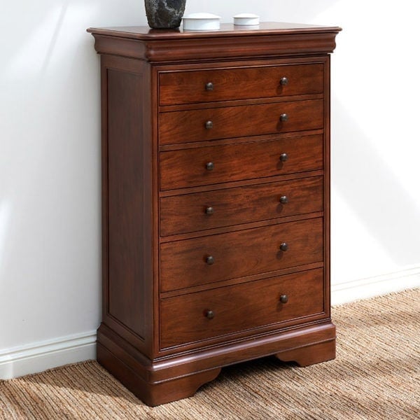 Bedroom Tall 6 Drawer Chest Willis & Gambier